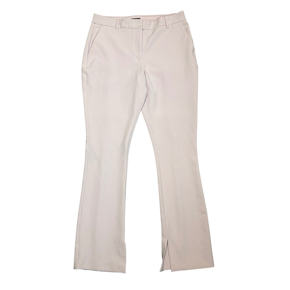 Express Editor Skyscraper Pants Mid Rise‎ Bootcut Slit Hem Pink Sz 10